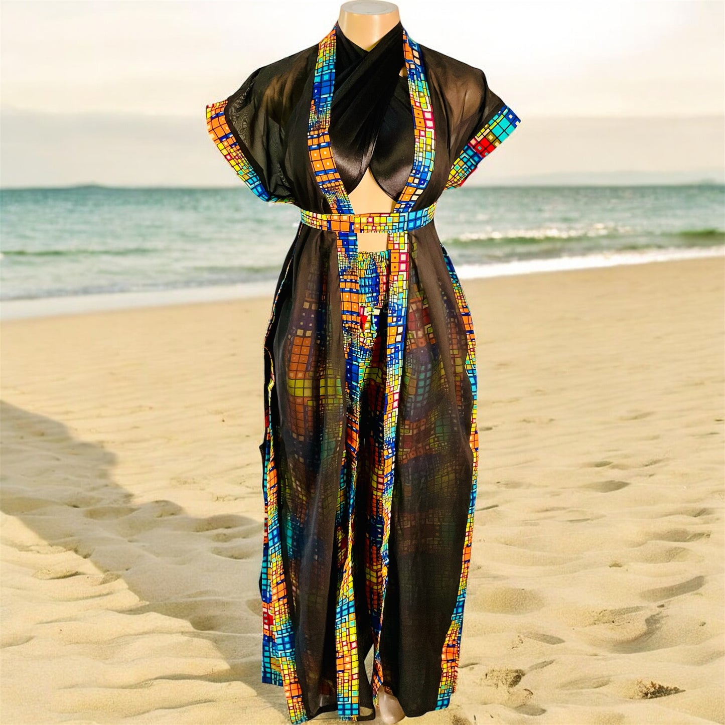 Shiffon kimono