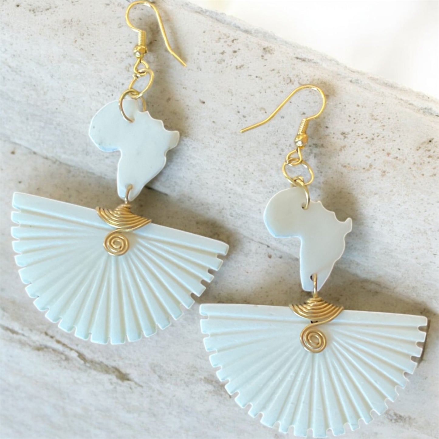 Horn & Brass Earrings