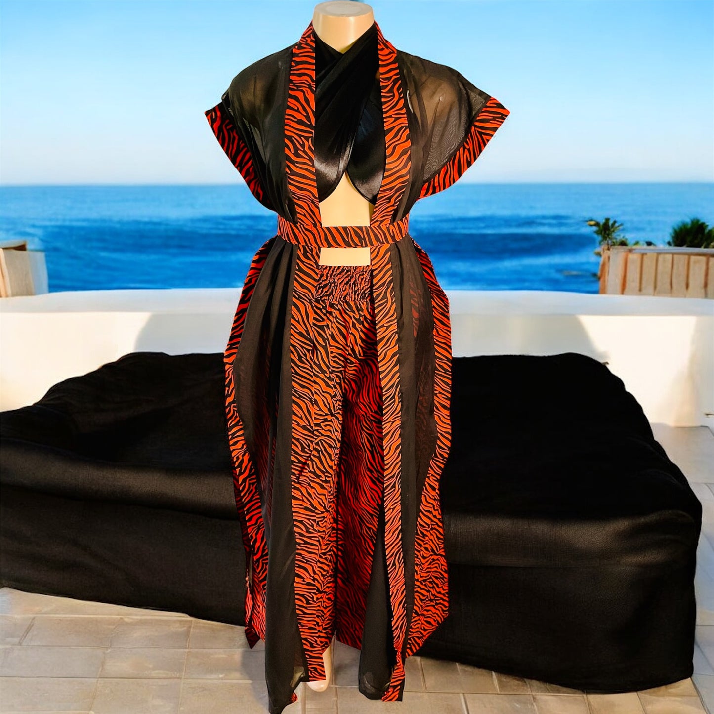 Shiffon kimono