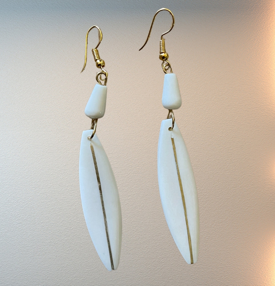 Horn & Brass Earrings