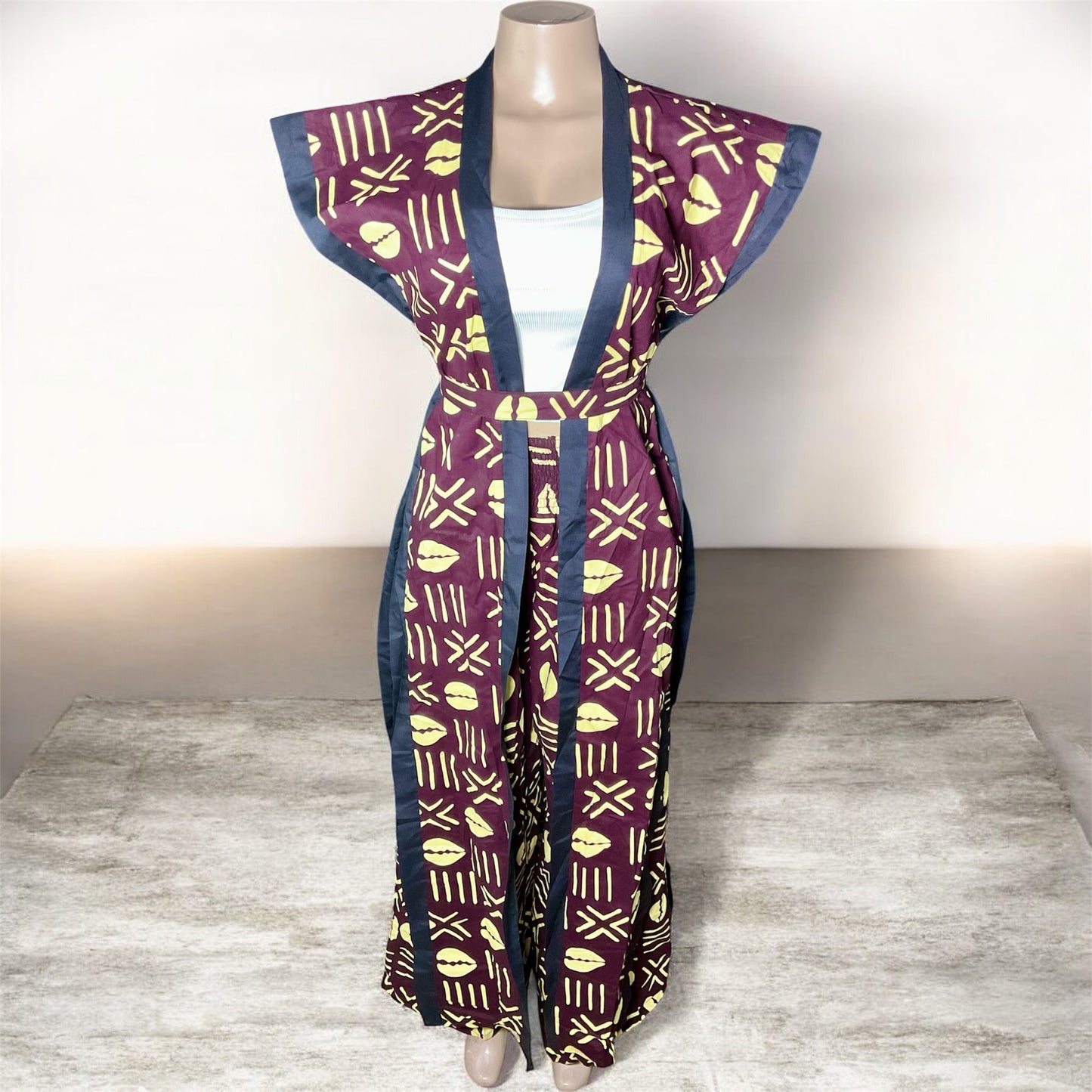 Kitenge kimono set