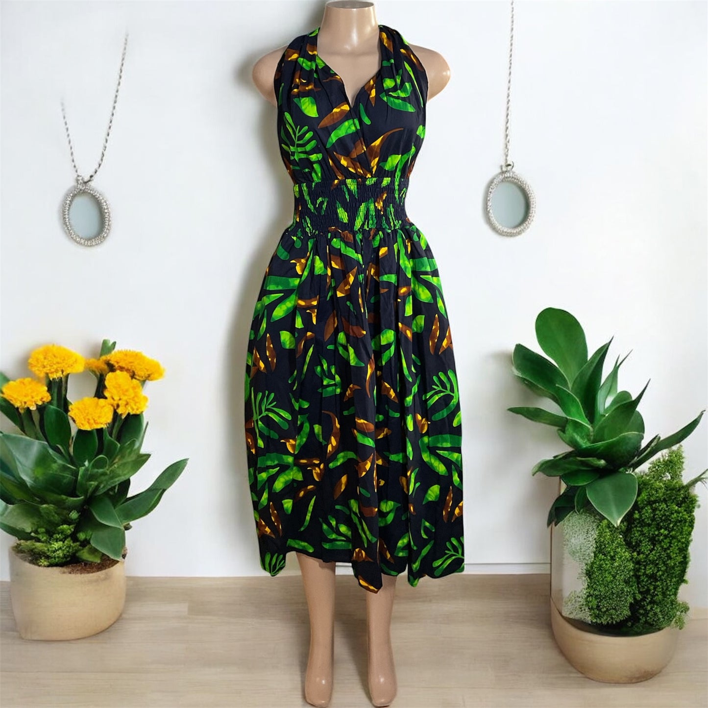 Long African Print Infinity Dress Collection – Convertible Maxi Dresses