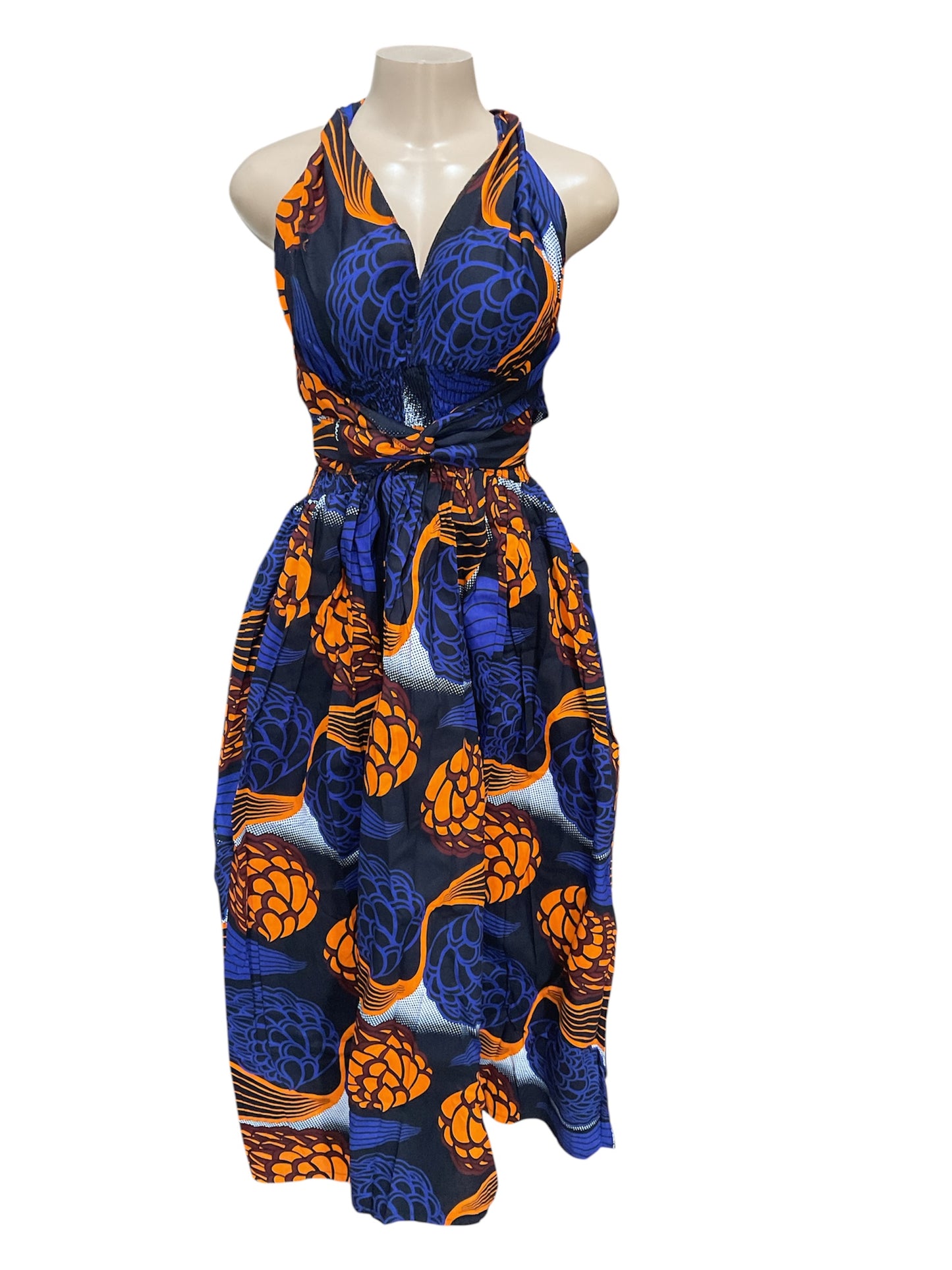 Long African Print Infinity Dress Collection – Convertible Maxi Dresses