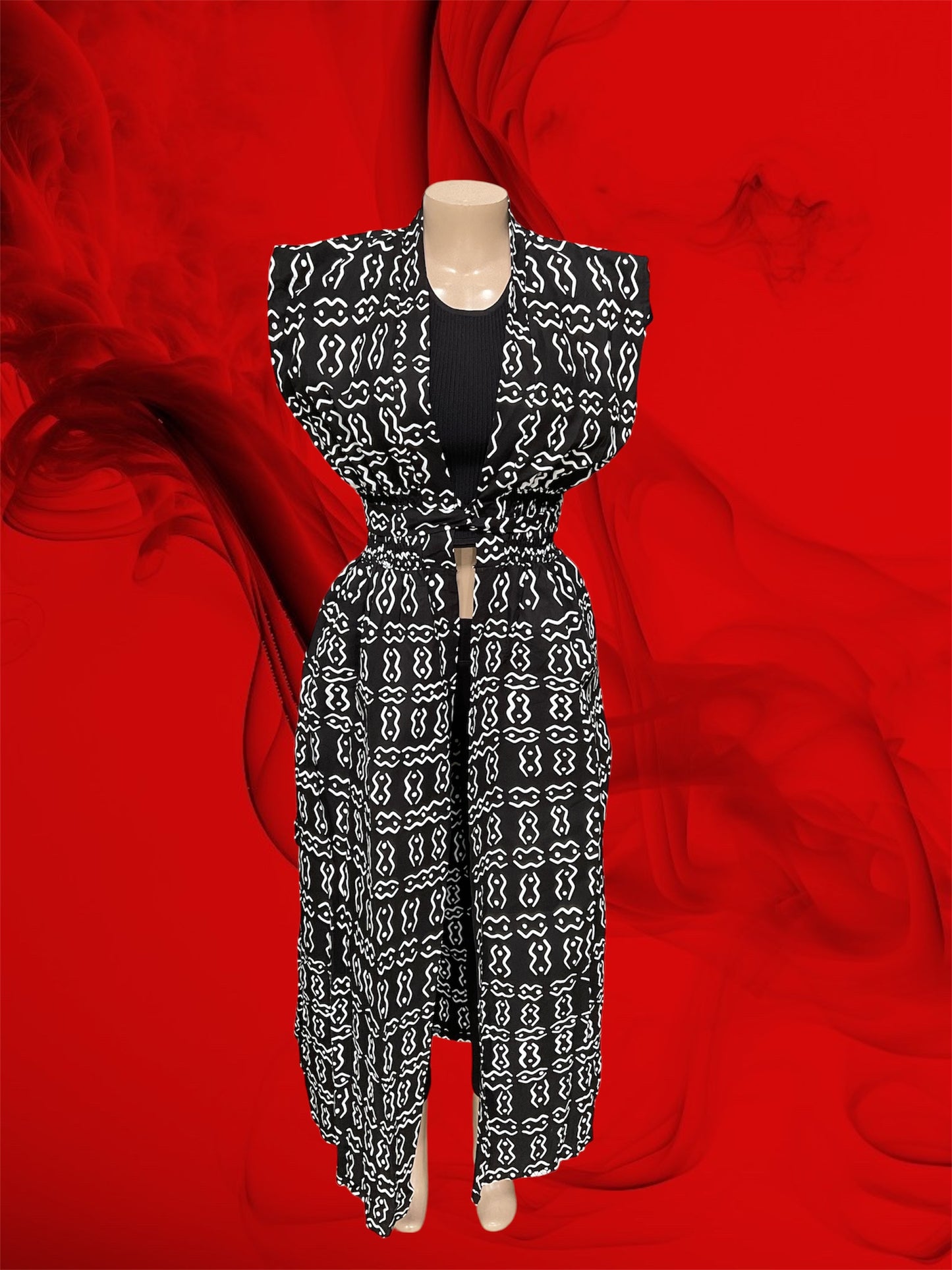 African Print Jacket Kimono