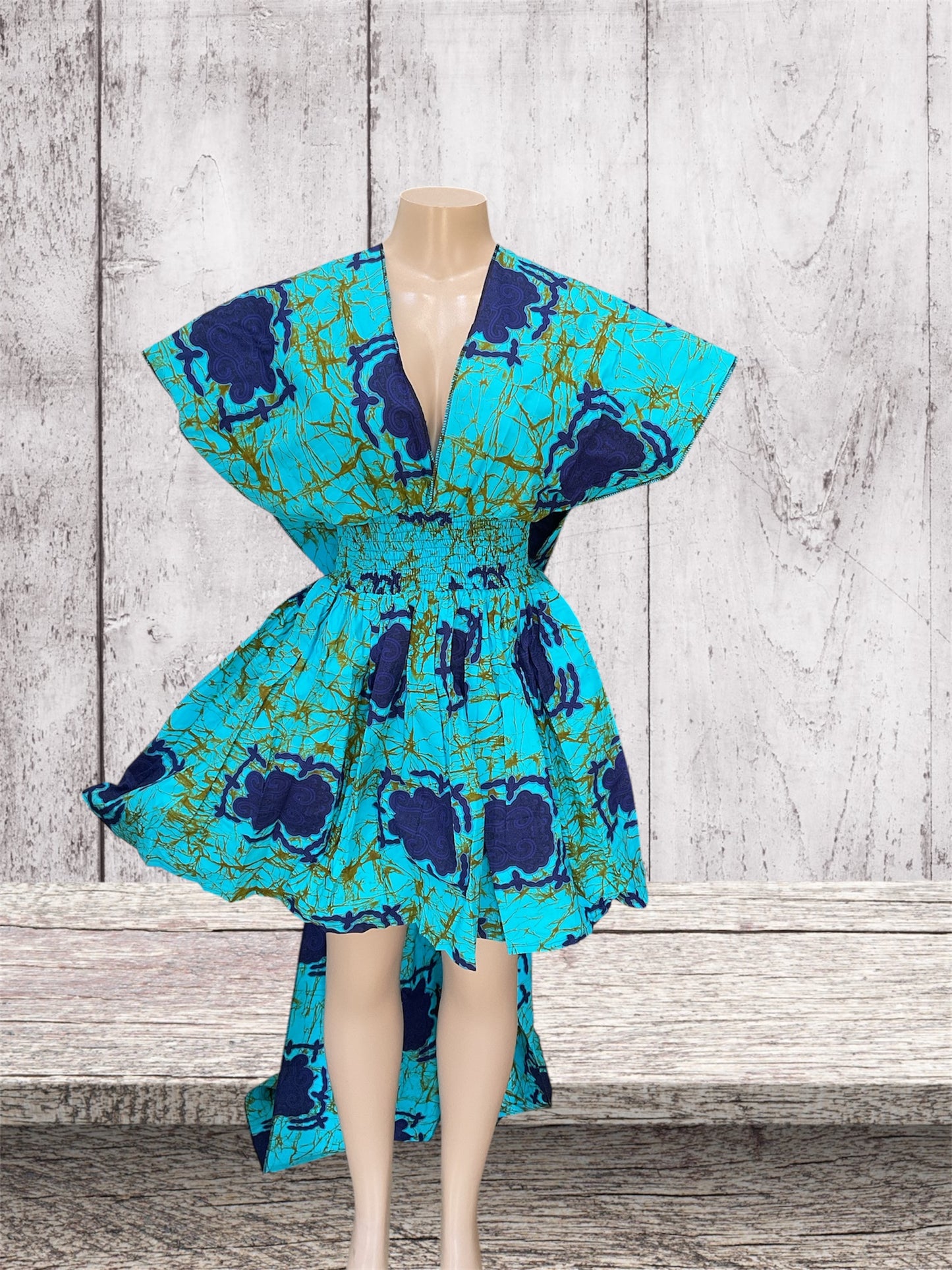 African Print Infinity Short Dress Collection