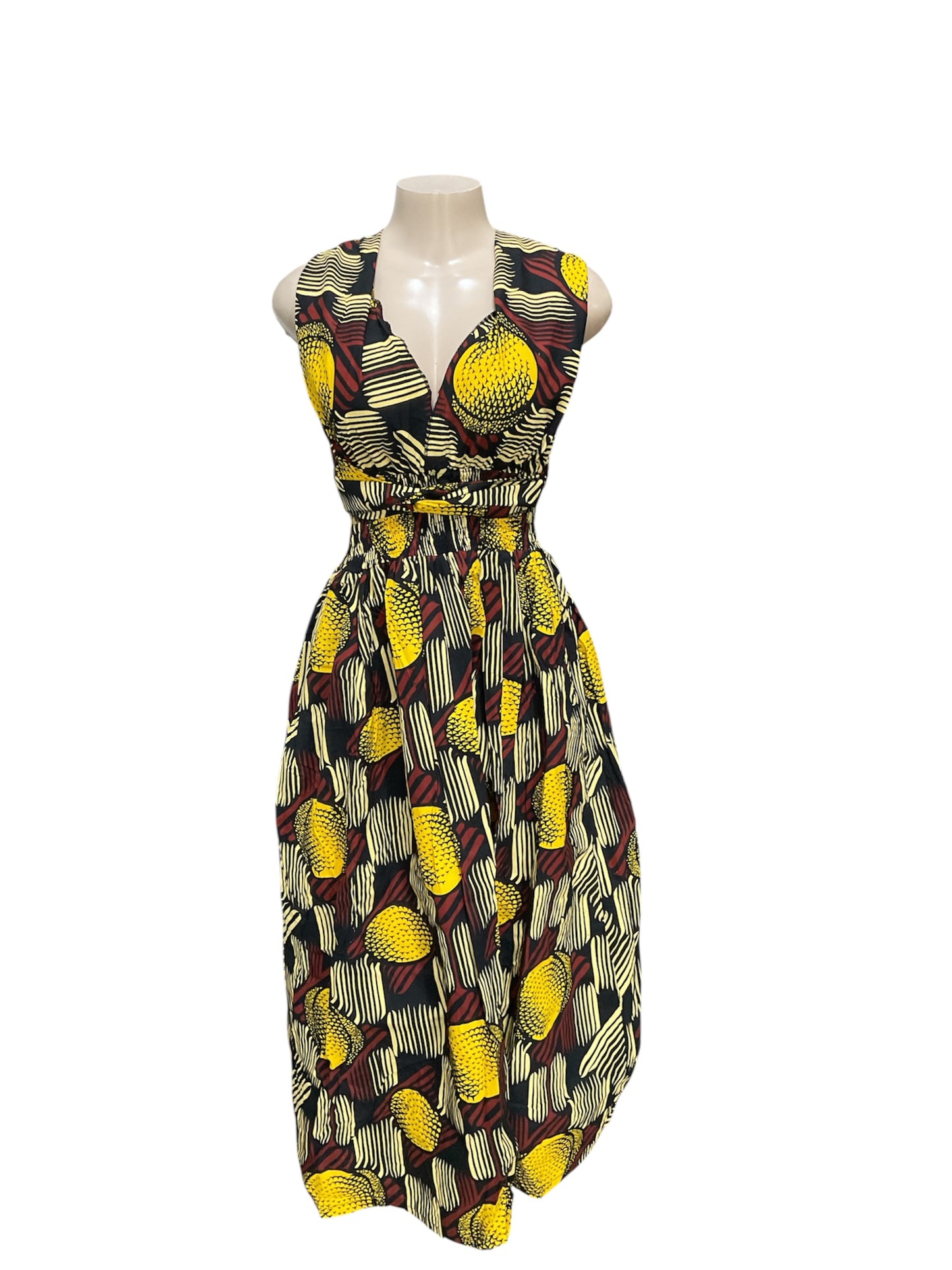 Long African Print Infinity Dress Collection – Convertible Maxi Dresses