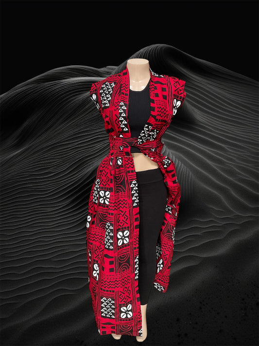 African Print Jacket Kimono