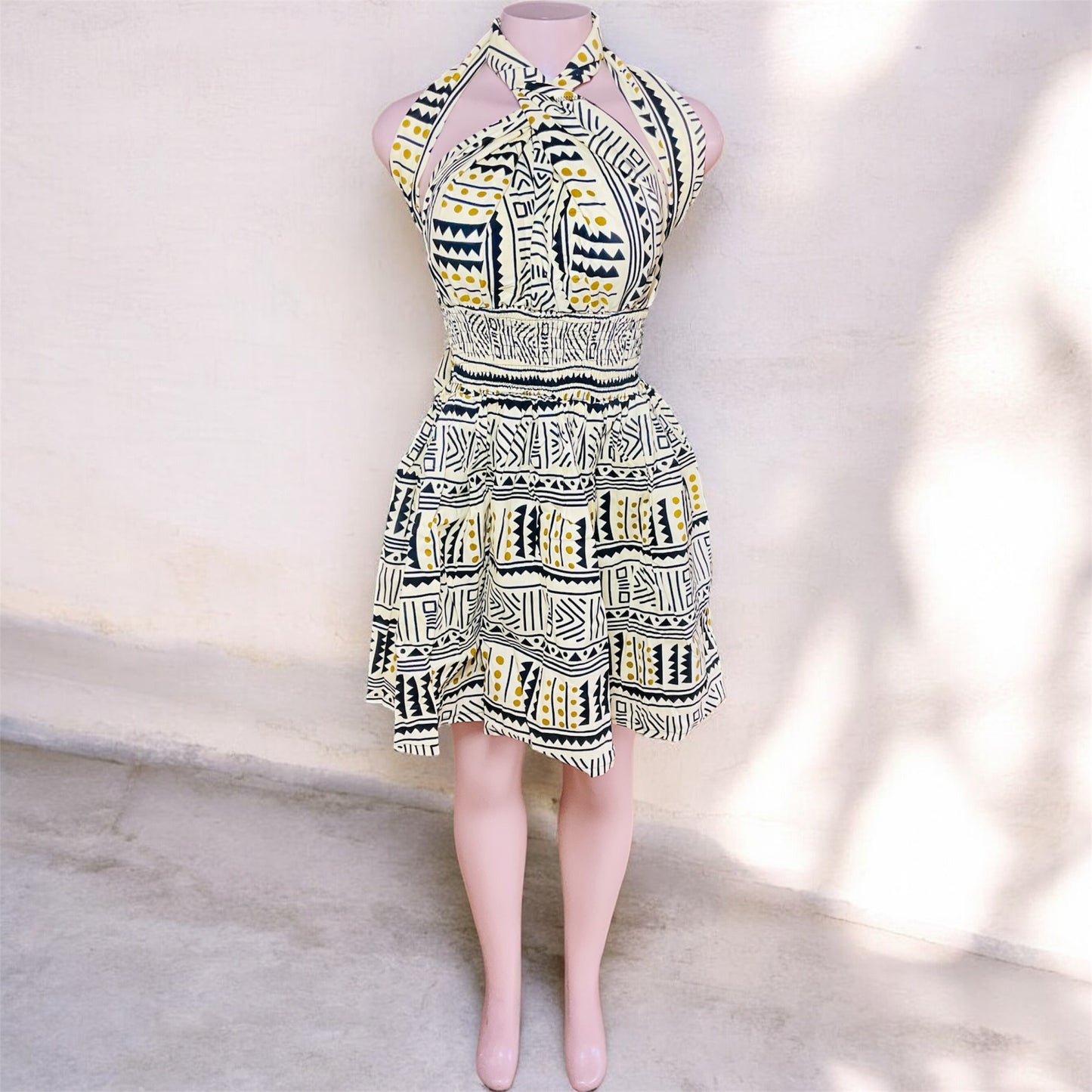 African Print Infinity Short Dress Collection