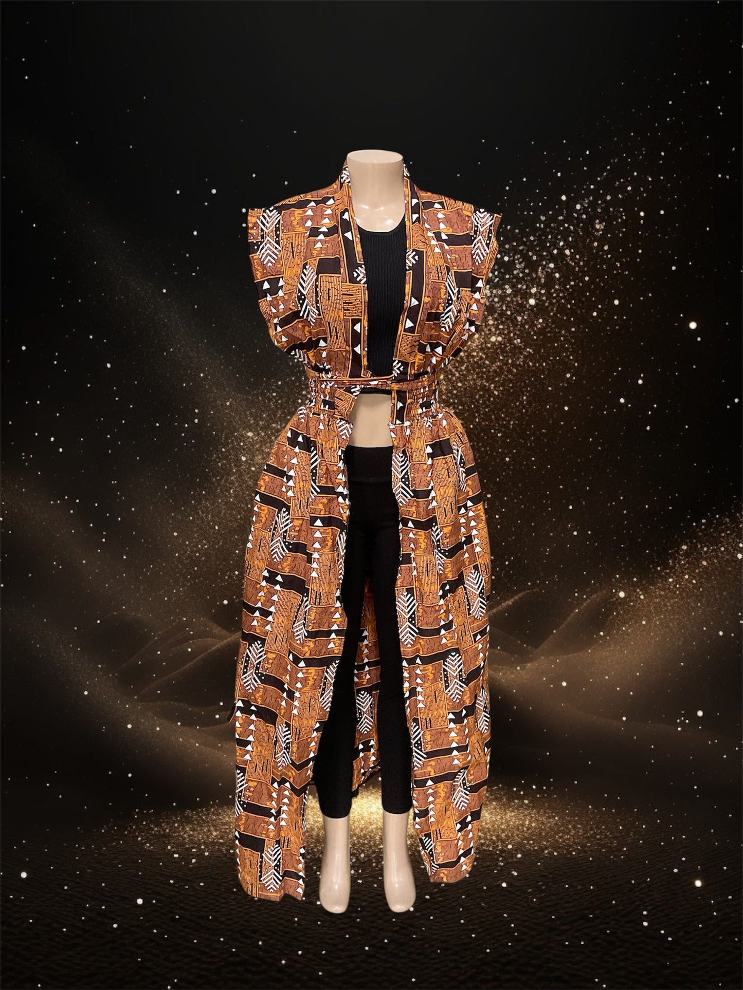 African Print Jacket Kimono