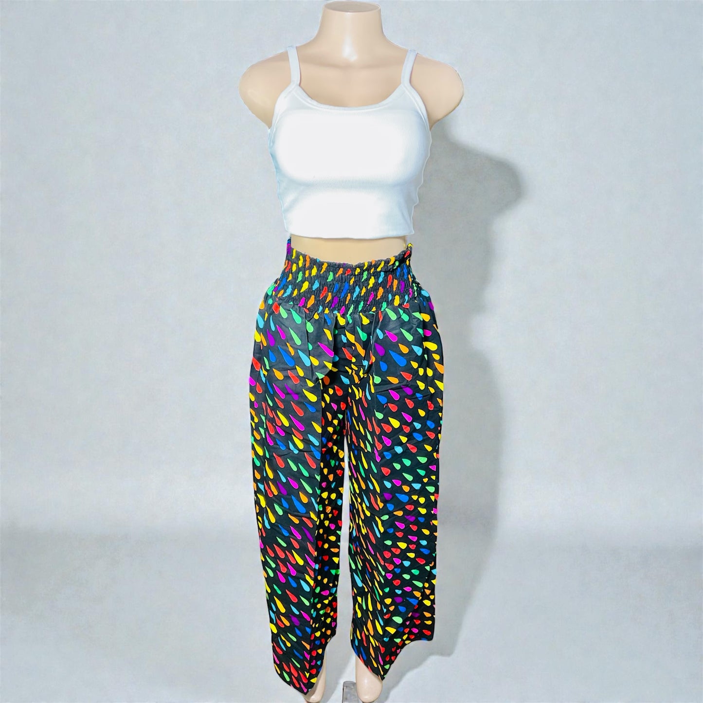 🌴 Chiffon Kimono with Pant Set | Handmade in Kenya