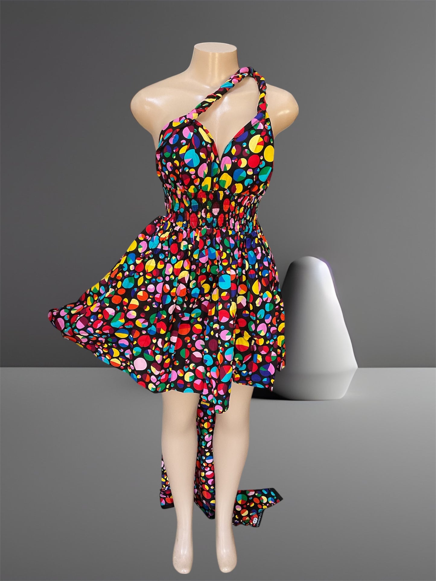 African Print Infinity Short Dress Collection