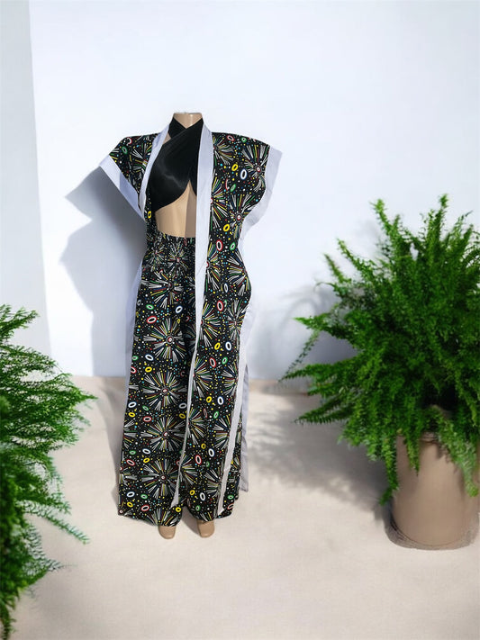 Kitenge kimono set