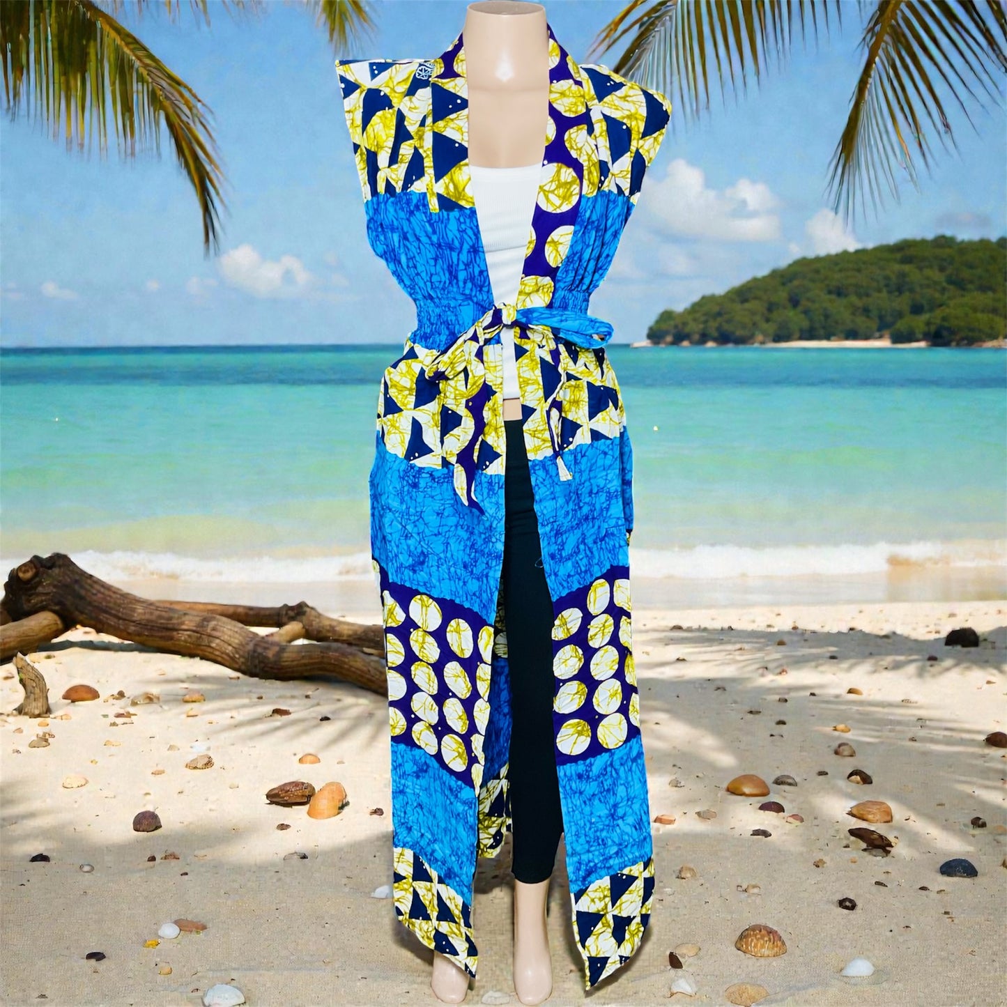 African Print Jacket Kimono