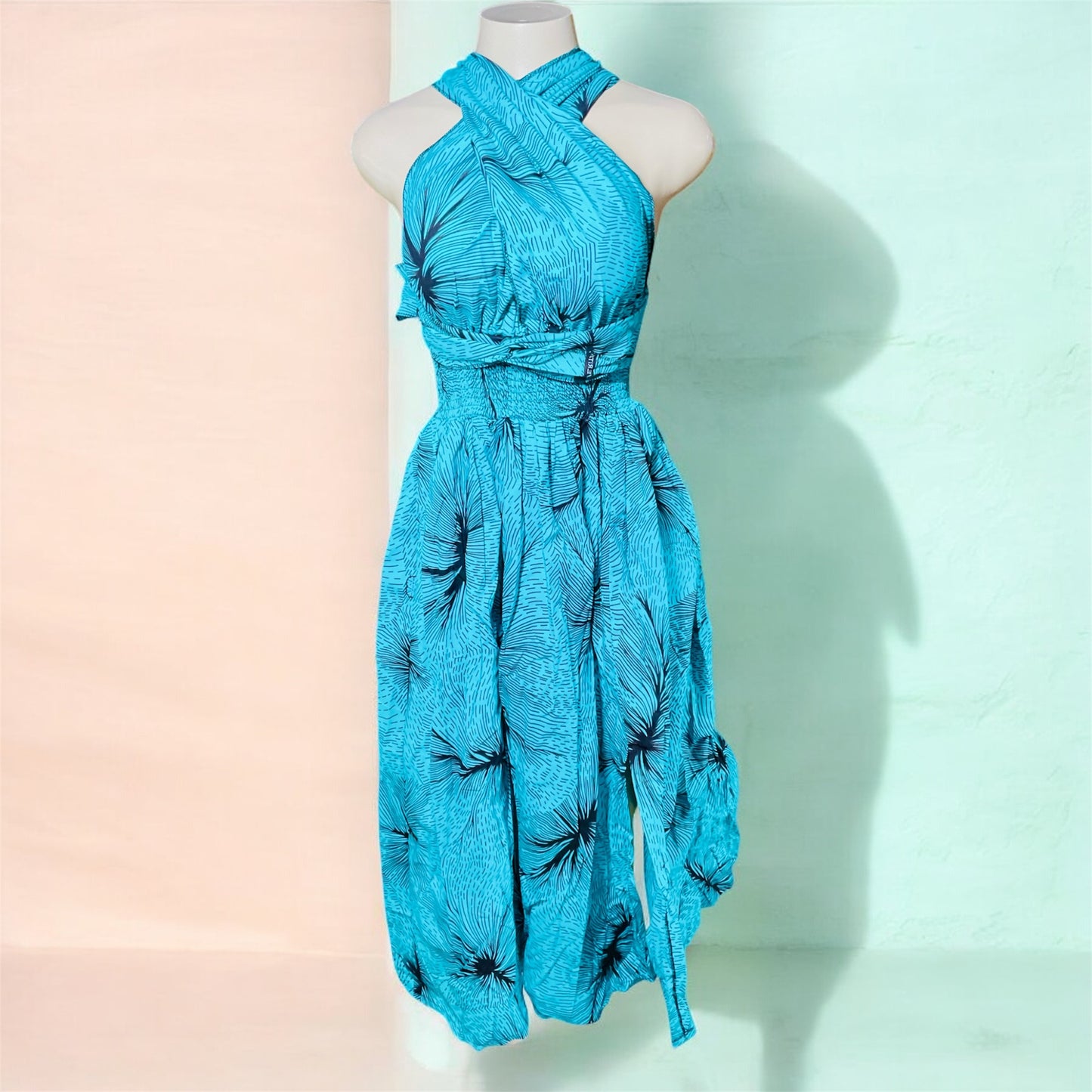 Long African Print Infinity Dress Collection – Convertible Maxi Dresses