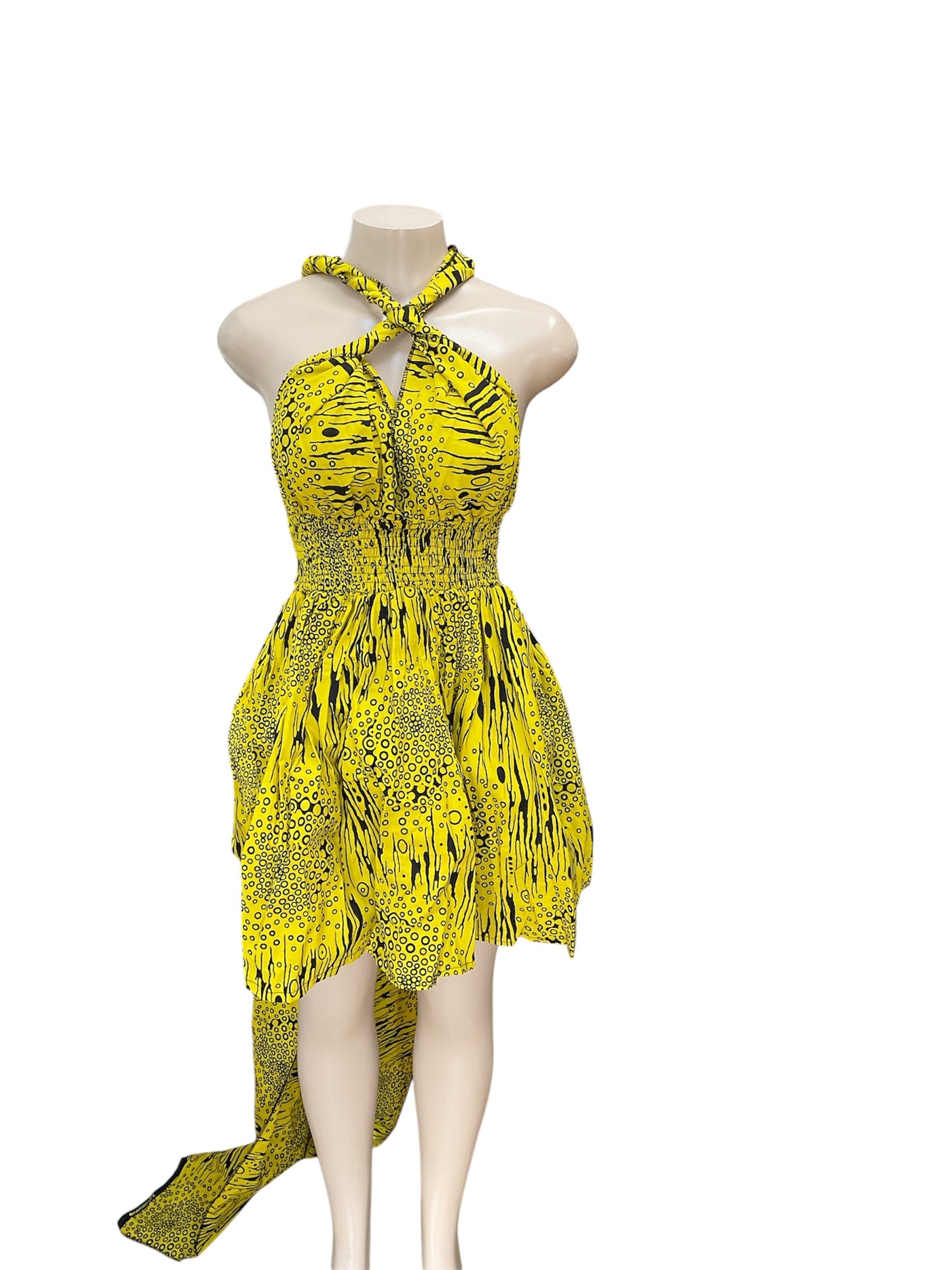 African Print Infinity Short Dress Collection