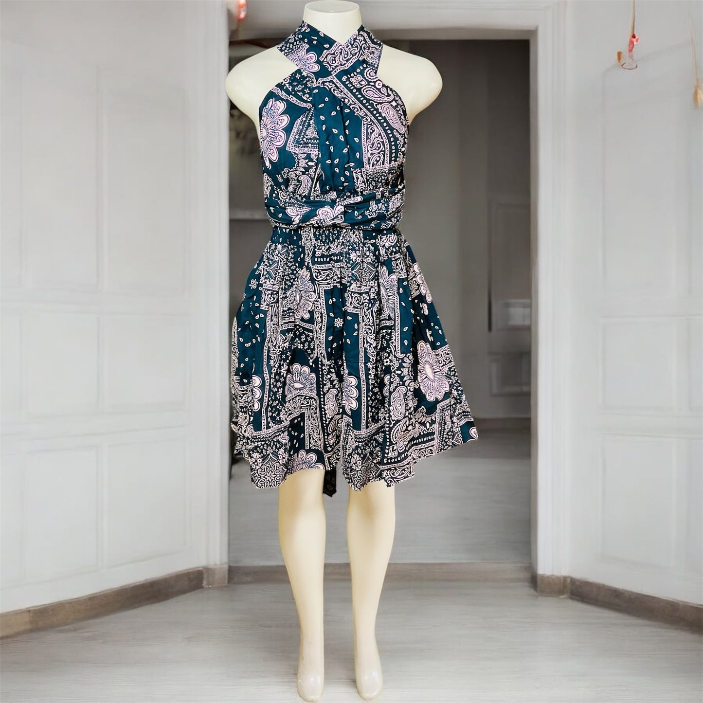 African Print Infinity Short Dress Collection